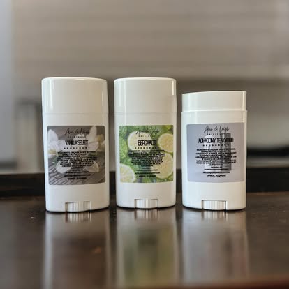 Deodorant | Aluminum & Baking Soda FREE |Handmade | Natural | Organic White Beeswax |