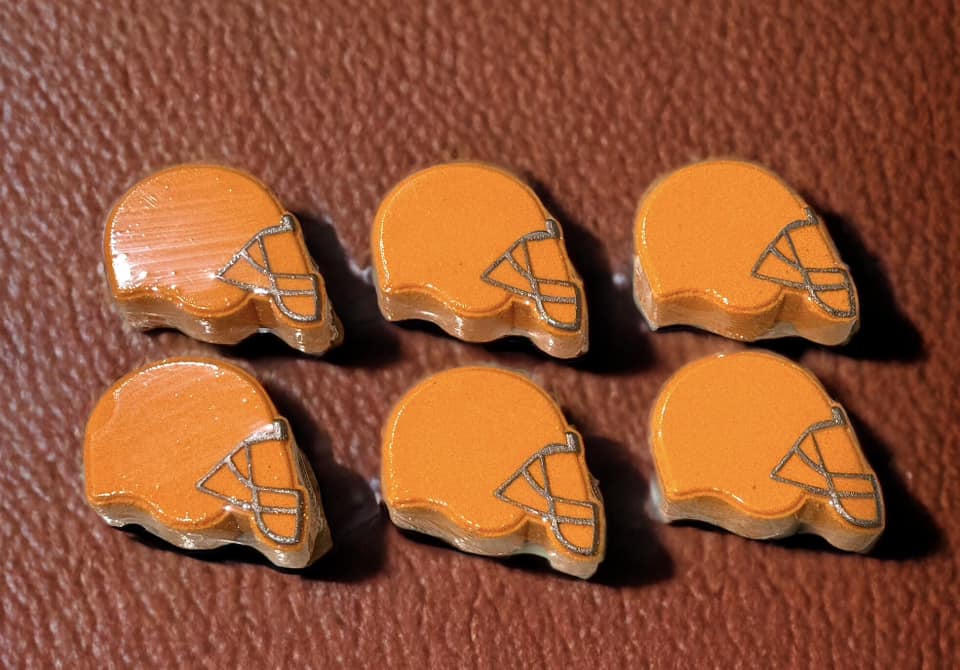 Football Helmet Bath Bomb w/Embeds | Cleveland Football Fans |