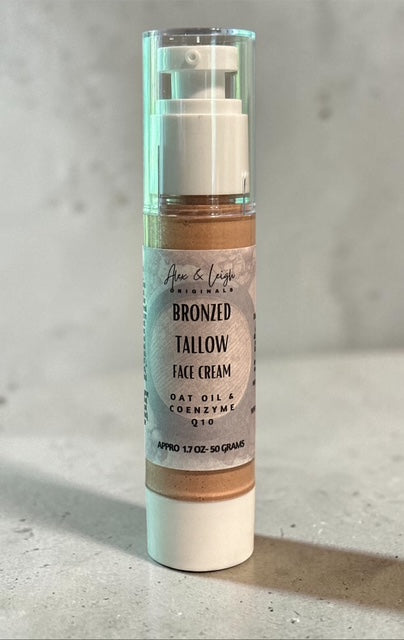 ✨ Bronzed Tallow Glow Face Cream | Organic Ingredients | Natural Glow |