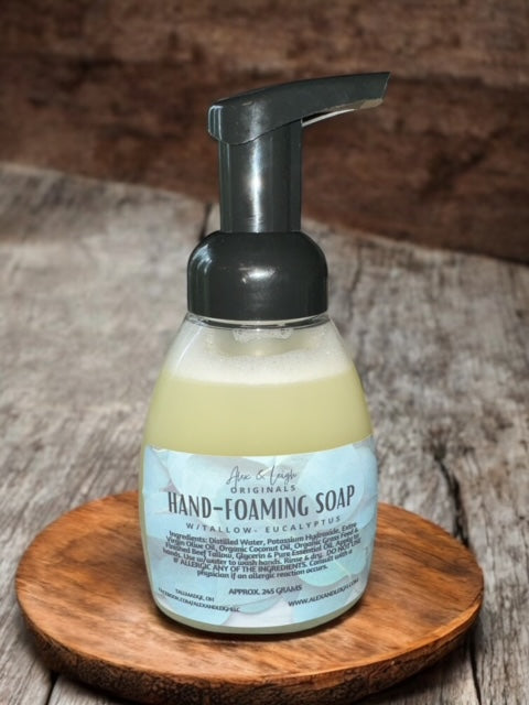 Hand-Foaming Soap | w/Tallow | All Natural | No Parabens | No Phthalates |