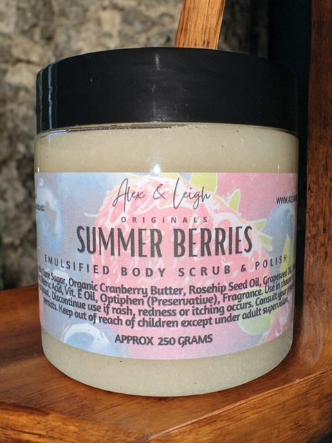 Natural & Organic Emulsified Body Scrub and Polish | ALL Natural | No Parabens | No Phthalates |