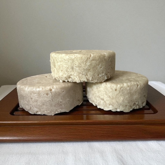 Organic Marshmallow Root Solid Shampoo Bar | Sulphate and Paraben FREE | Can Be Used On Colored Hair w/NO problems | Unscented |