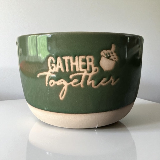 SOLID DISH SOAP | Natural Dish Soap | Lemon Scented | Autumn Ramekin | Dish Brush Included |