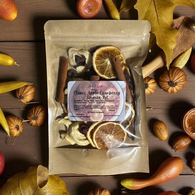 Classic Apple & Cranberry | Simmer Pot | Organic Ingredients |