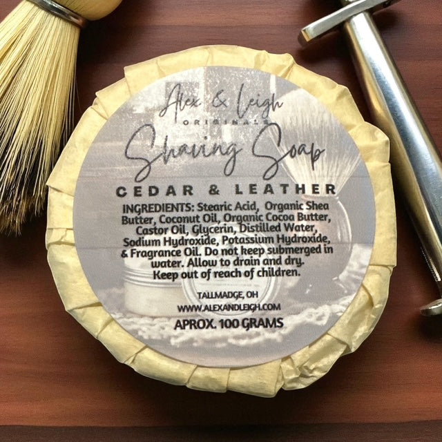 Shaving Soap | ALL Natural | High Foam | Soap Bar and/or Cup Refill |