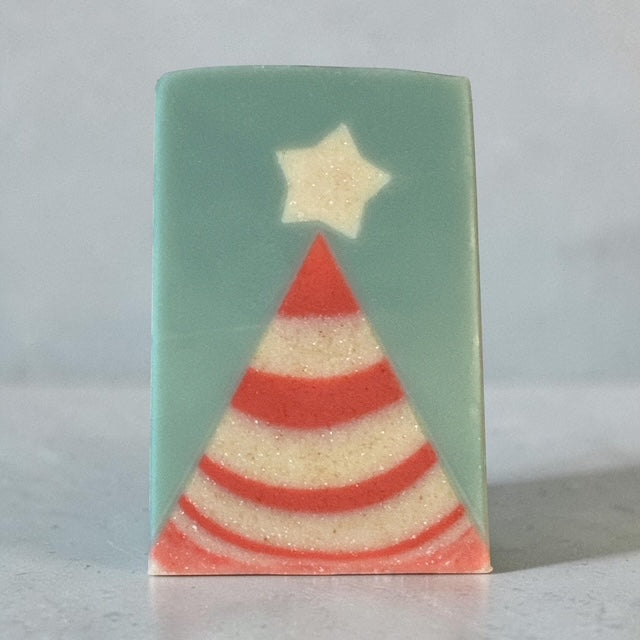 🎄 Whimsical Christmas — Artisan Peppermint Holiday Soap