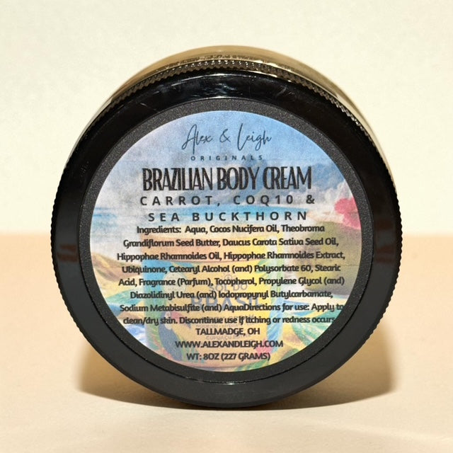 ✨ Brazilian Body Cream — Ultra‑Rich Cupuaçu, Sea Buckthorn & CoQ10 Hydration