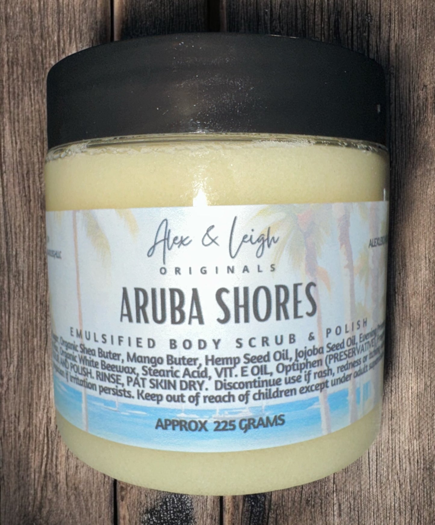 Natural/Organic Emulsified Body Scrub and Polish | ALL Natural | No Parabens | No Phthalates |