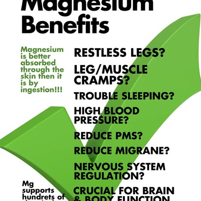 Organic Magnesium Lotion- Extra Strength- Loaded w/Pure Magnesium Chloride (Sweet Dreams Sleep)
