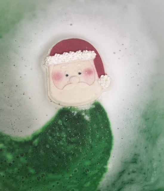 Santa Bath Bomb w/Embeds