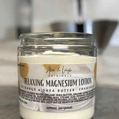 Organic Magnesium Lotion- Extra Strength- Loaded w/Pure Magnesium Chloride (Sweet Dreams Sleep)