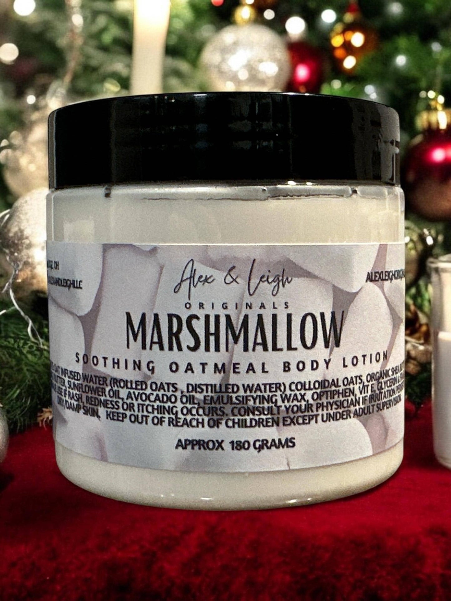 Oatmeal Soothing Skin Lotion- Thick Pot Lotion, NON greasy! Handmade with Organic Oatmeal Infused Water and Colloidal Oatmeal!