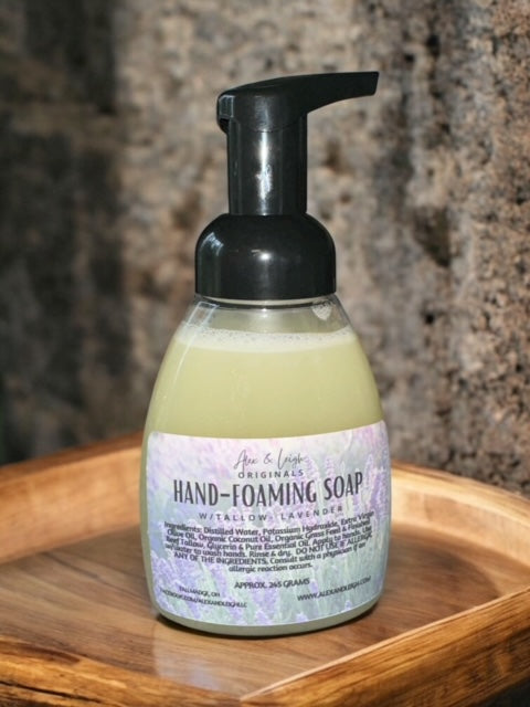 Hand-Foaming Soap | w/Tallow | All Natural | No Parabens | No Phthalates |