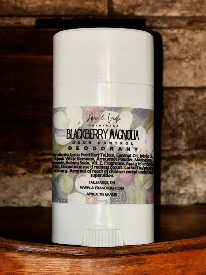 Tallow Stick Deodorant | Aluminum FREE | Odor Control | W/Baking Soda | Natural & Organic Ingredients |