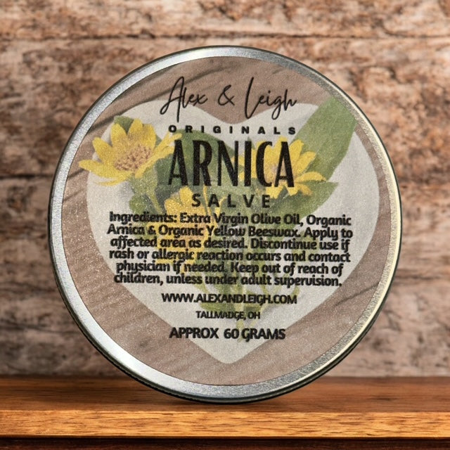 Arnica Salve | Made with Natural & Organic Ingredients | NO Petroleum | Unscented |