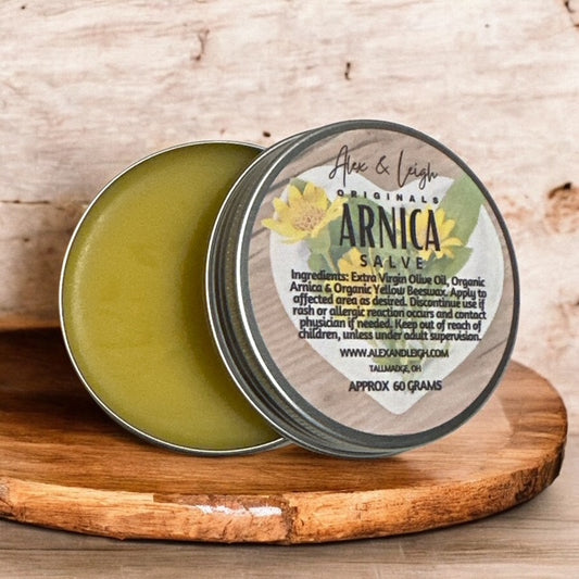 Arnica Salve | Made with Natural & Organic Ingredients | NO Petroleum | Unscented |