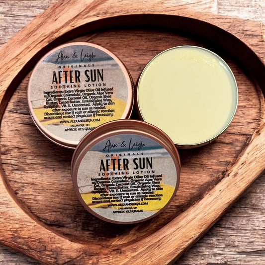 After Sun Soothing & Healing Lotion | ALL Natural | Made with Organic & Natural Ingredients | Unscented |