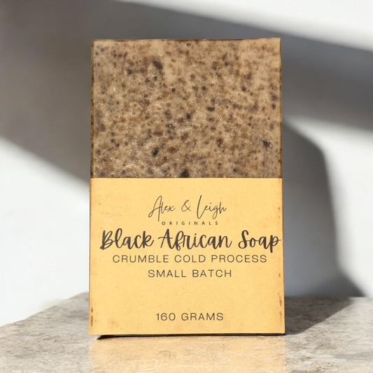 Black African Soap Crumble | Cold Process Soap | Small Batch | Handmade | Unscented |