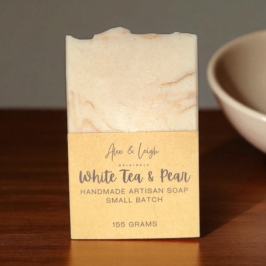White Tea & Pear | Artisan Soap | Goat Milk Soap | ALL Natural |