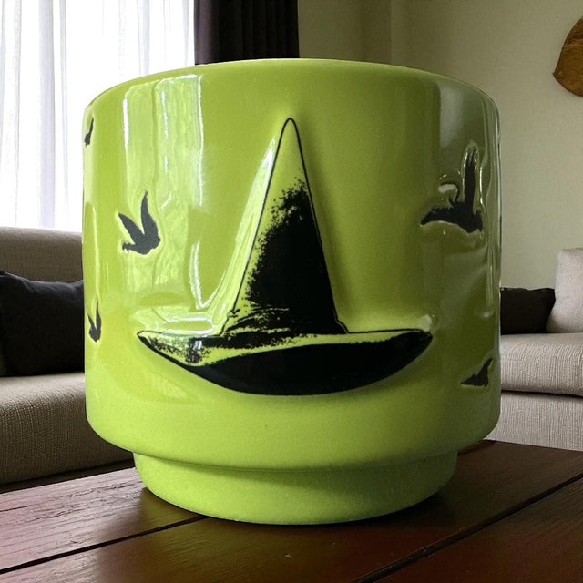 SOLID DISH SOAP | Natural Dish Soap | Lemon Scented | Rae Dun "Wizard of Oz" Ramekin | Dish Brush Included |