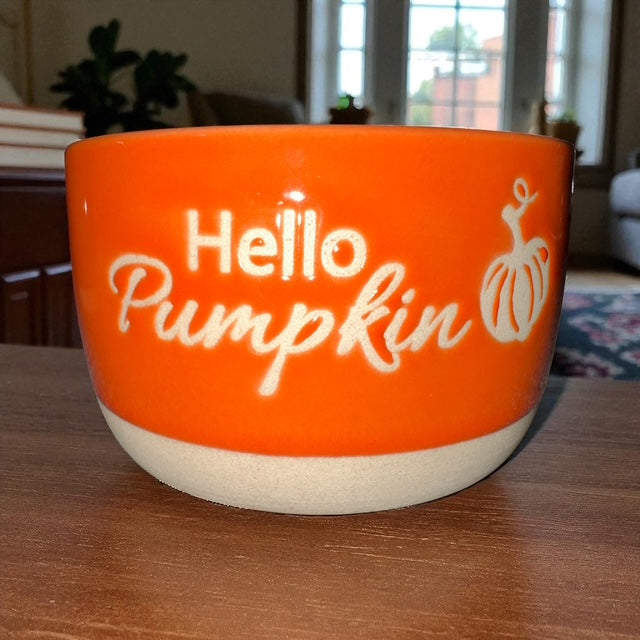 SOLID DISH SOAP | Natural Dish Soap | Lemon Scented | Autumn Ramekin | Dish Brush Included |