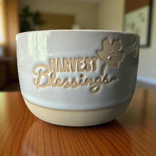 SOLID DISH SOAP | Natural Dish Soap | Lemon Scented | Autumn Ramekin | Dish Brush Included |