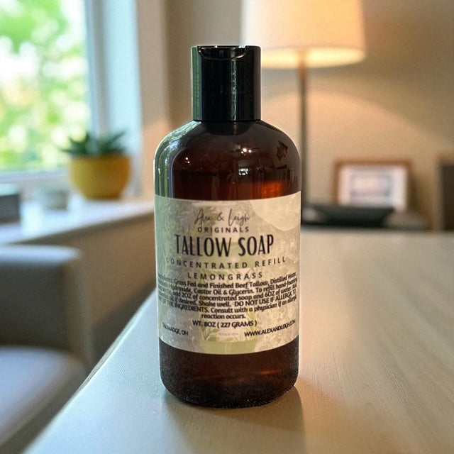 Tallow Liquid Soap REFILL | All Natural | No Parabens | No Phthalates |