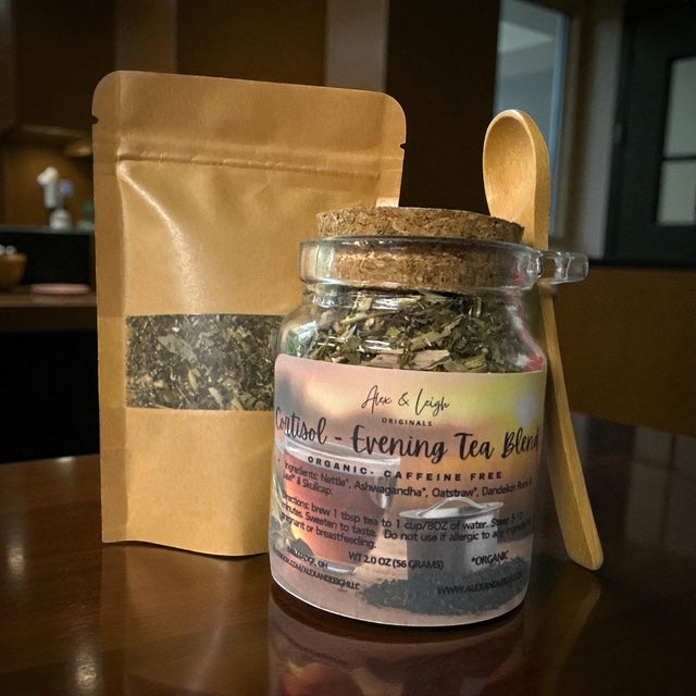 Cortisol Evening Restoration Tea Blend | Organic Ingredients | Small Batch Blend |