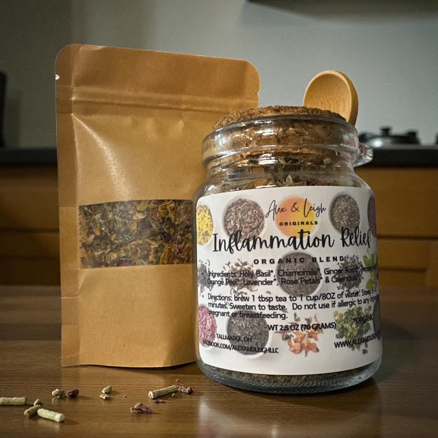 Inflammation Soothing & Calm Tea Blend | Organic Ingredients | Small Batch Tea |