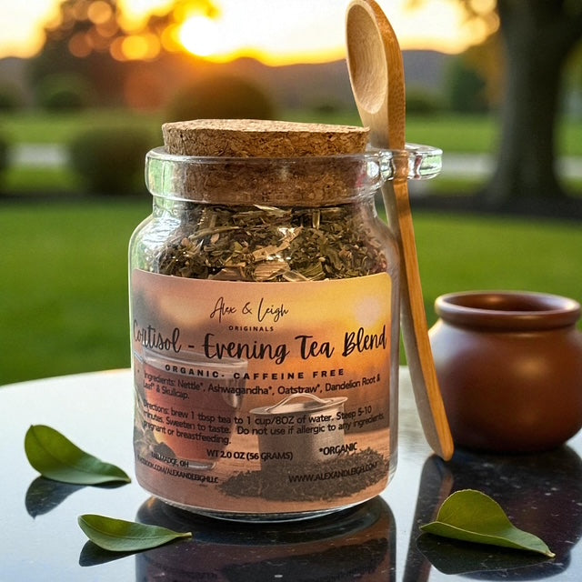 Cortisol Evening Restoration Tea Blend | Organic Ingredients | Small Batch Blend |