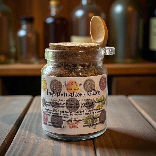 Inflammation Soothing & Calm Tea Blend | Organic Ingredients | Small Batch Tea |