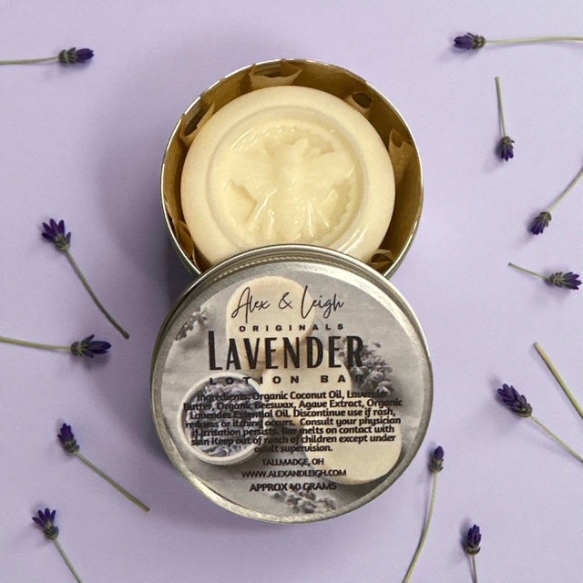 Organic Beeswax Solid  Lotion Bars