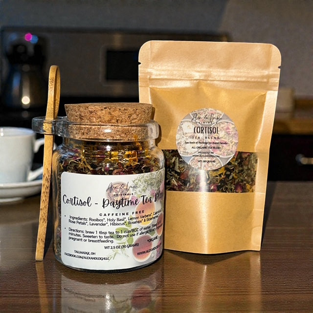 Cortisol Daytime Restoration Tea Blend | Organic Ingredients | Small Batch Tea Blends |