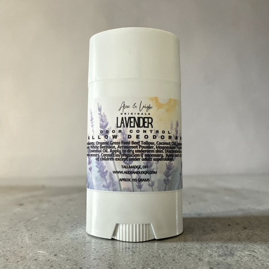Organic Tallow Deodorant | W/Magnesium | Baking Soda & Aluminum FREE | ODOR Control |