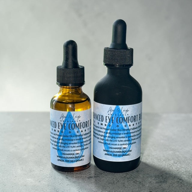 Enhanced Eye Comfort Blend | DMSO and Organic Castor Oil Drops |