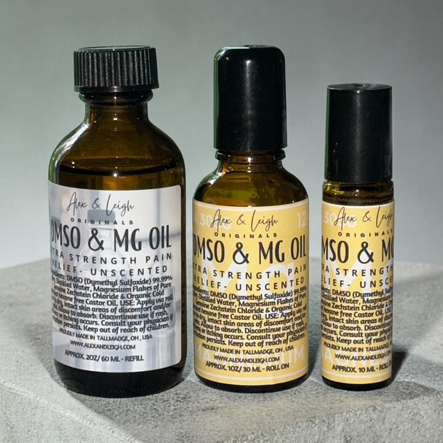 Extra Strength DMSO + Magnesium Roll‑On | Unscented |