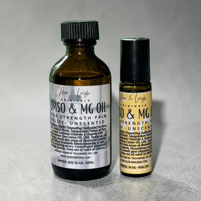 Extra Strength DMSO + Magnesium Roll‑On | Unscented |