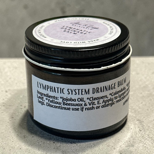 LYMPHATIC DRAINAGE BALM |Organic Ingredients | Double Infused |
