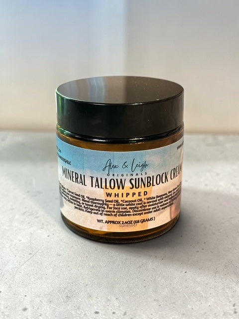 Mineral Tallow Sunblock Cream | Whipped |