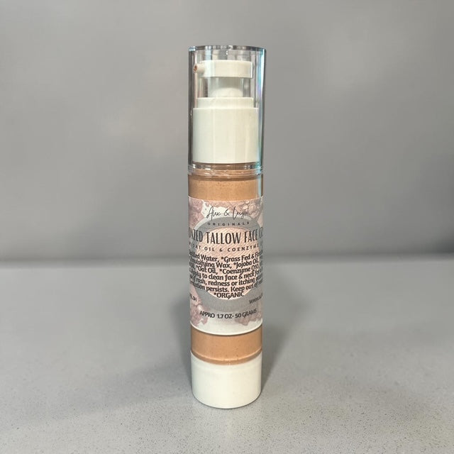 ✨ Bronzed Tallow Glow Face Cream | Organic Ingredients | Natural Glow |