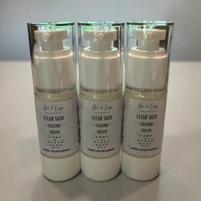 Clear Skin Tallow Cream | Designed for Acne Prone Skin |