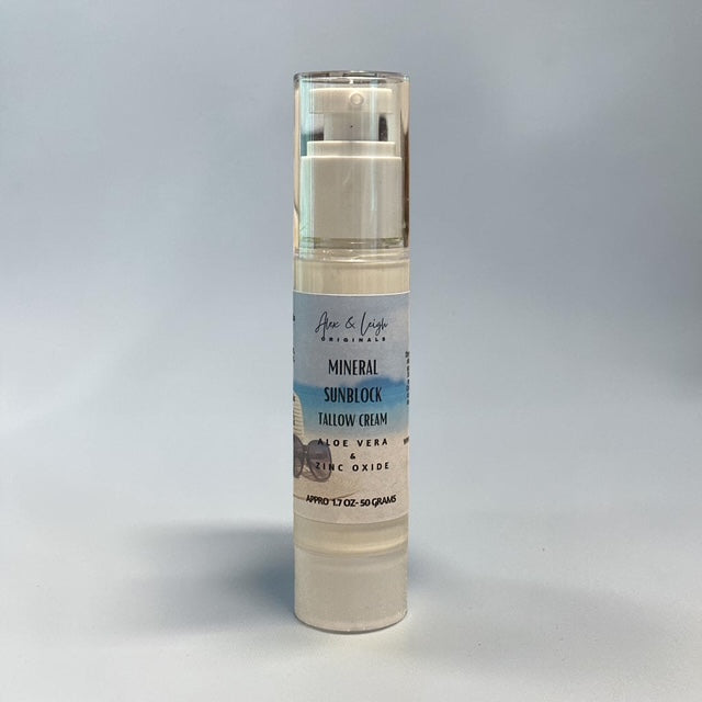 Mineral Sunblock Tallow Cream | Organic Ingredients |