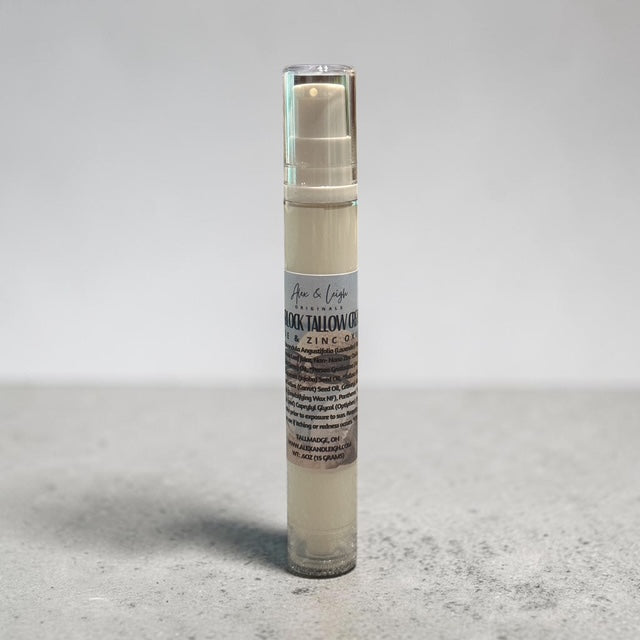 Mineral Sunblock Tallow Cream | Organic Ingredients |