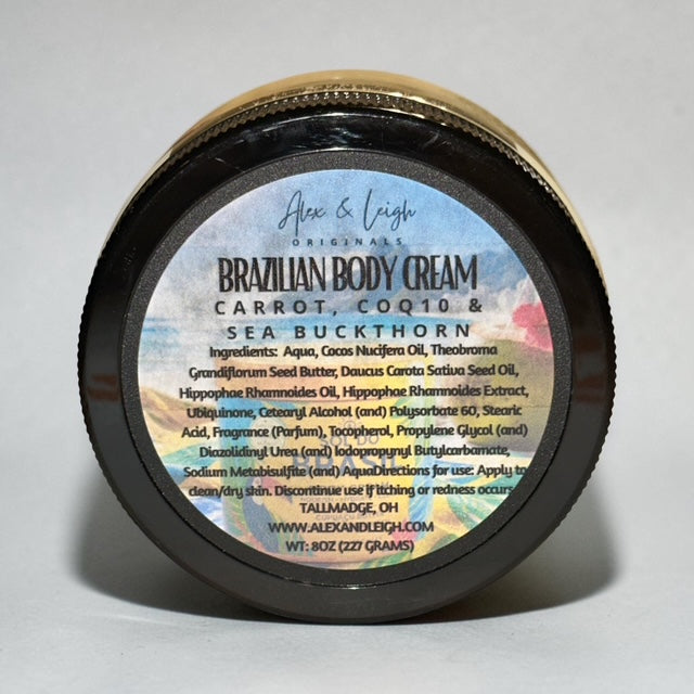 ✨ Brazilian Body Cream — Ultra‑Rich Cupuaçu, Sea Buckthorn &amp; CoQ10 Hydration