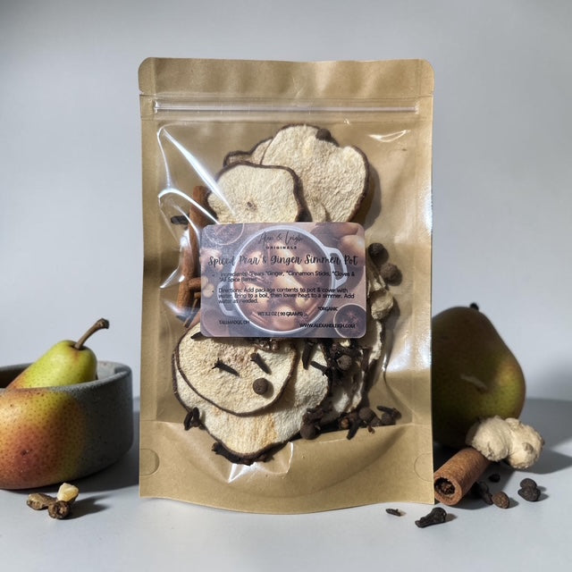 🍐 Spiced Pear & Ginger Simmer Pot | Organic Ingredients |